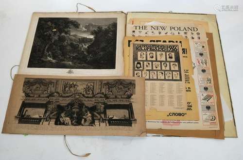 Russian, Polish and French Portfolio o and Prints