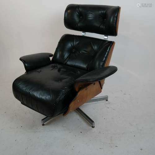 Plycraft Herman Miller-Style Modern Recliner