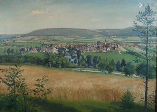 Alfred RUDIGER: Landscape - Oil on Canvas