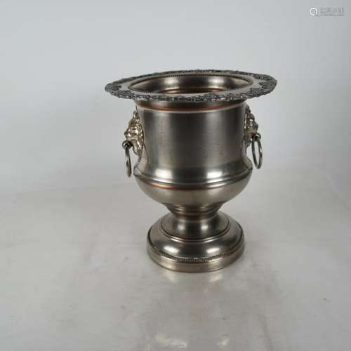 Silver Plate Campagna Urn Wine/Champagne Cooler