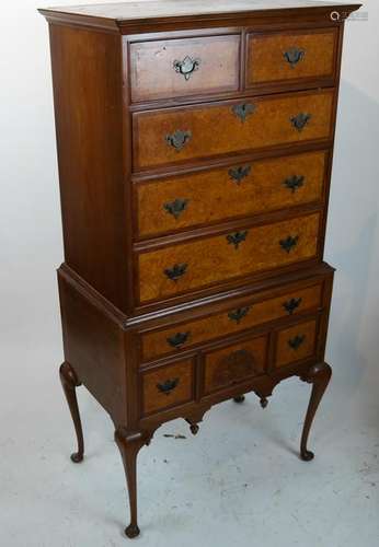 Antique American Diminutive Highboy