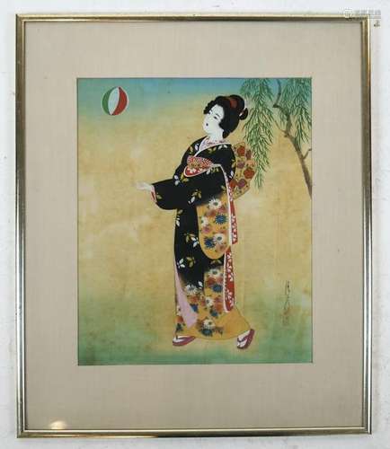 Print, Japanese Geisha