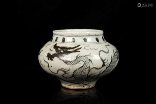 BLUE AND WHITE 'DRAGON' JAR