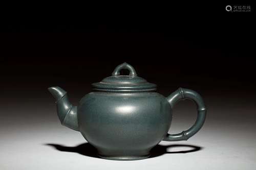 YIXING ZISHA BLUE CLAY TEAPOT