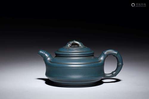 YIXING ZISHA BLUE CLAY TEAPOT