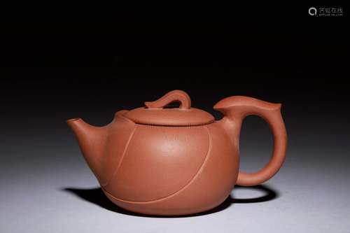 YIXING ZISHA BROWN CLAY TEAPOT