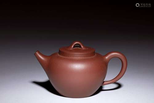 YIXING ZISHA BROWN CLAY TEAPOT