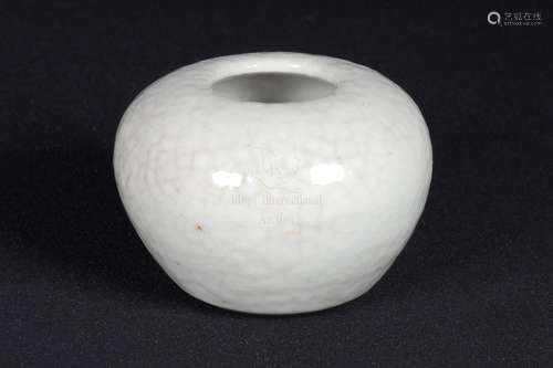 WHITE GLAZED JARDINIERE