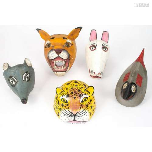 Folk Art Animal Masks