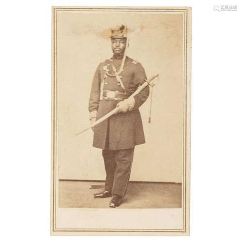 CDV of African American Senior Officer