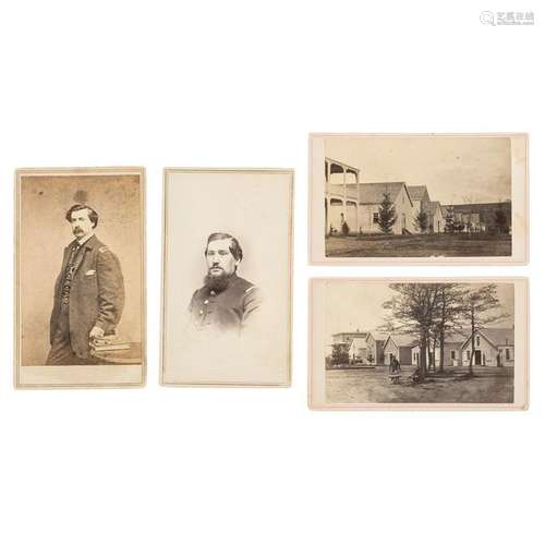 Civil War CDVs of Lovell Gen'l Hospital & Medical Staff