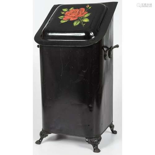 Painted Coal Bin