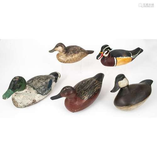 Painted Duck Decoys