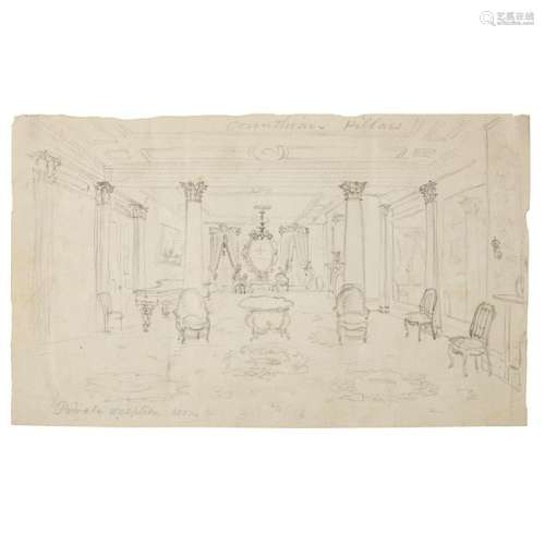 Alfred R. Waud 1861 Pencil Sketch of the Private
