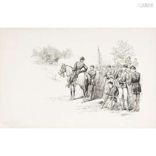 John R. Chapin, Original Pen and Ink Sketch Depicting