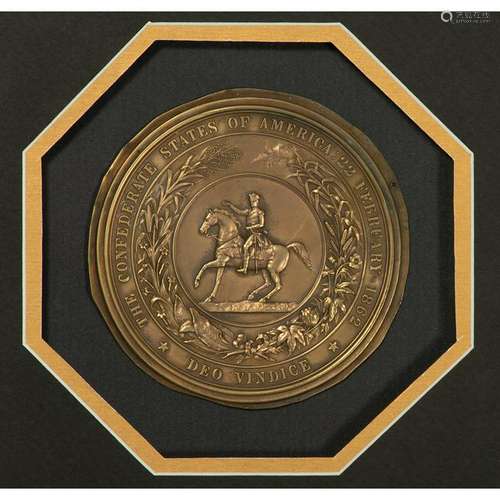 The Great Seal of the Confederacy, Ca 1872