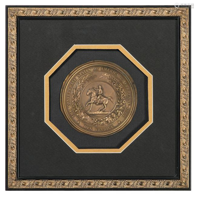 The Great Seal of the Confederacy, Ca 1872