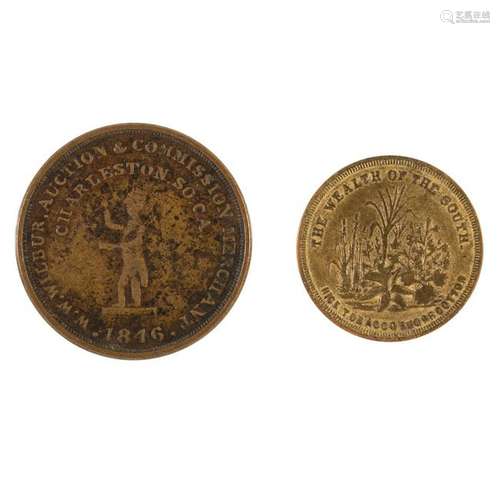 Pair of Charleston Tokens, 