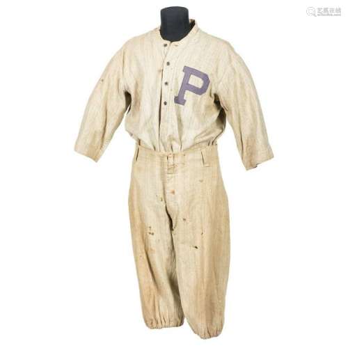 Ca 1915-1920 Away Baseball Uniform, Possible