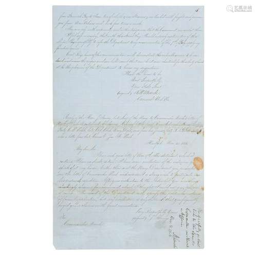 Abraham Lincoln, Autograph Endorsement Signed on Letter