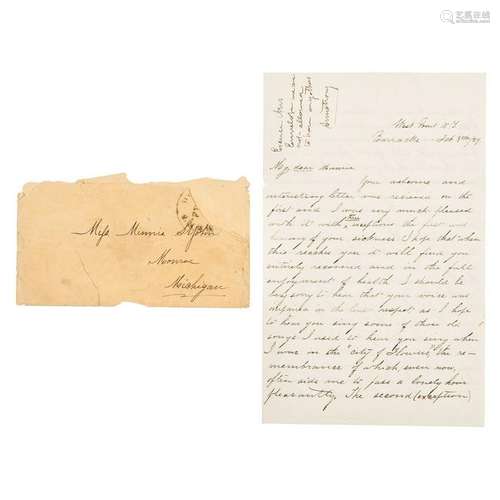 George A. Custer Autograph Letter Signed from West