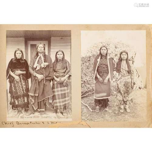 Exceptional Irwin & Mankins Photograph Album of Kiowa