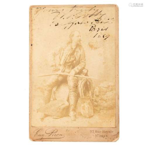 Buffalo Bill Cody Signed Cabinet Card, By Pirou of