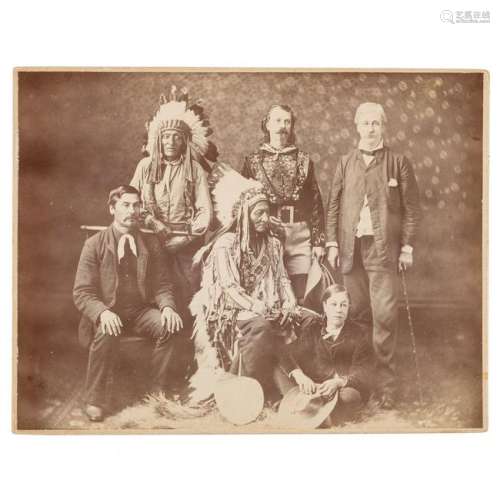 Buffalo Bill, Sitting Bull, and Wild West Troop Members