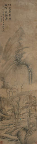 陈叔裸（1563～约1639） 观■图 立轴 设色绢本