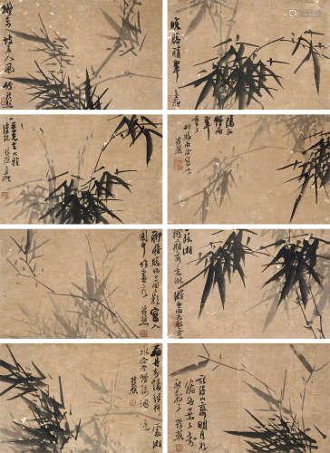 谢管樵（1811～1864） 墨竹 立轴 水墨纸本