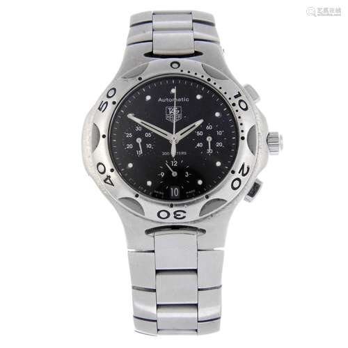 (23414) TAG HEUER - a gentleman's Kirium chronograph bracelet watch.