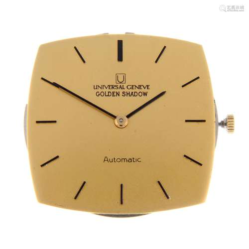 (23872) UNIVERSAL GENEVE - a gentleman's Golden Shadow automatic movement.