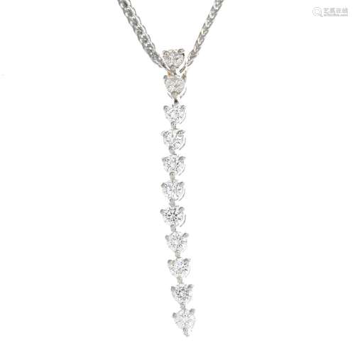 A diamond necklace,
