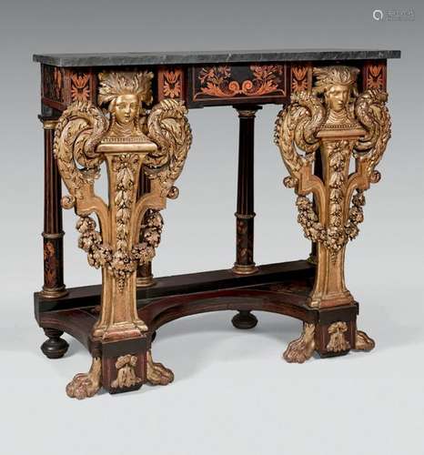 Grande console d'applique, les montants antérieurs…