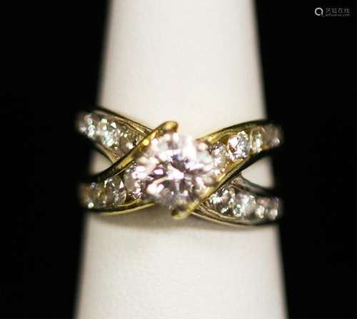 DIAMOND 1.21 CT. BRILLIANT CUT 18KT LADYS RING