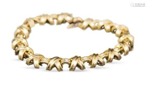 TIFFANY & CO. 18KT GOLD BRACELET, 48.7 GRAMS