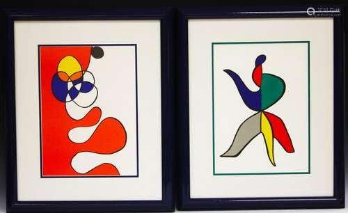 ALEXANDER CALDER PRINTS, UNSIGNED- LOT OF (2)