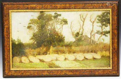 VINTAGE OIL ON CANVAS, SIGNED (WILSON?)