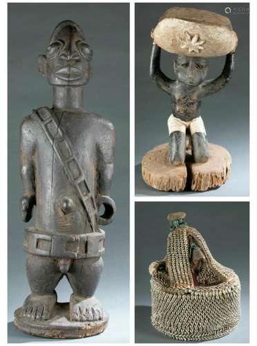 3 West African objects. 20th c.