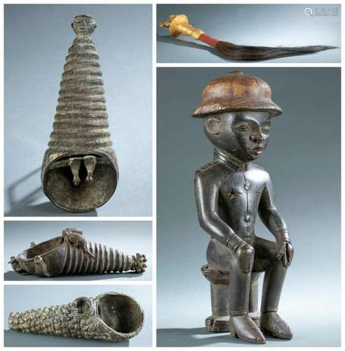 5 West African Objects. 20th c.