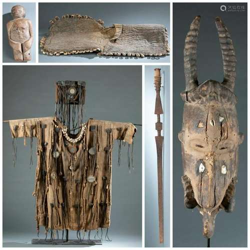 5 West African Objects. 20th c.