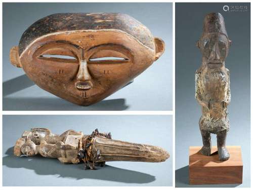 3 D. R. Congo Objects. 20th c.