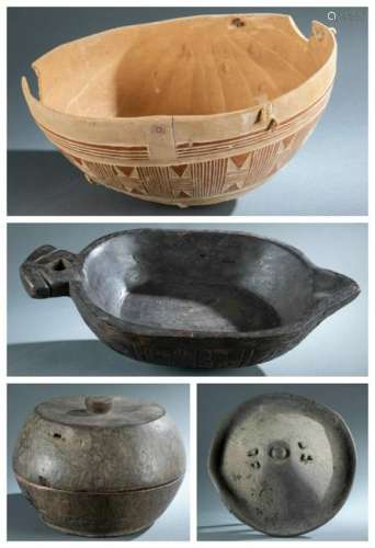 4 Ethnographic Utilitarian Objects. 20th c.