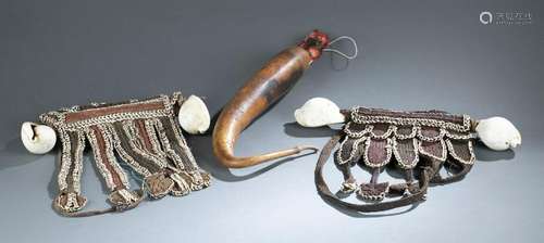 3 Melanesian Objects. 20th c.