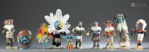 Collection of Kachina. 20th c.