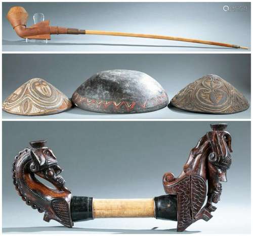 5 Ethnographic Utilitarian Objects. 20th c.