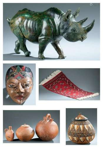 7 Ethnographic Objects. 20th c.