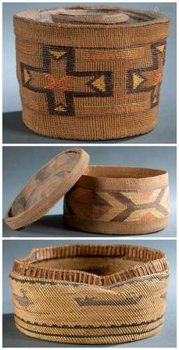 3 Ethnographic Baskets. 20th c.