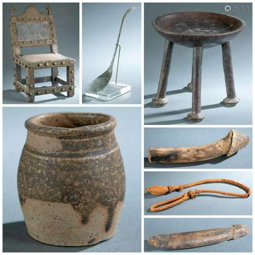 7 Ethnographic Objects. 20th c.