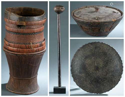 4 Ethnographic Utilitarian Objects. 20thc .